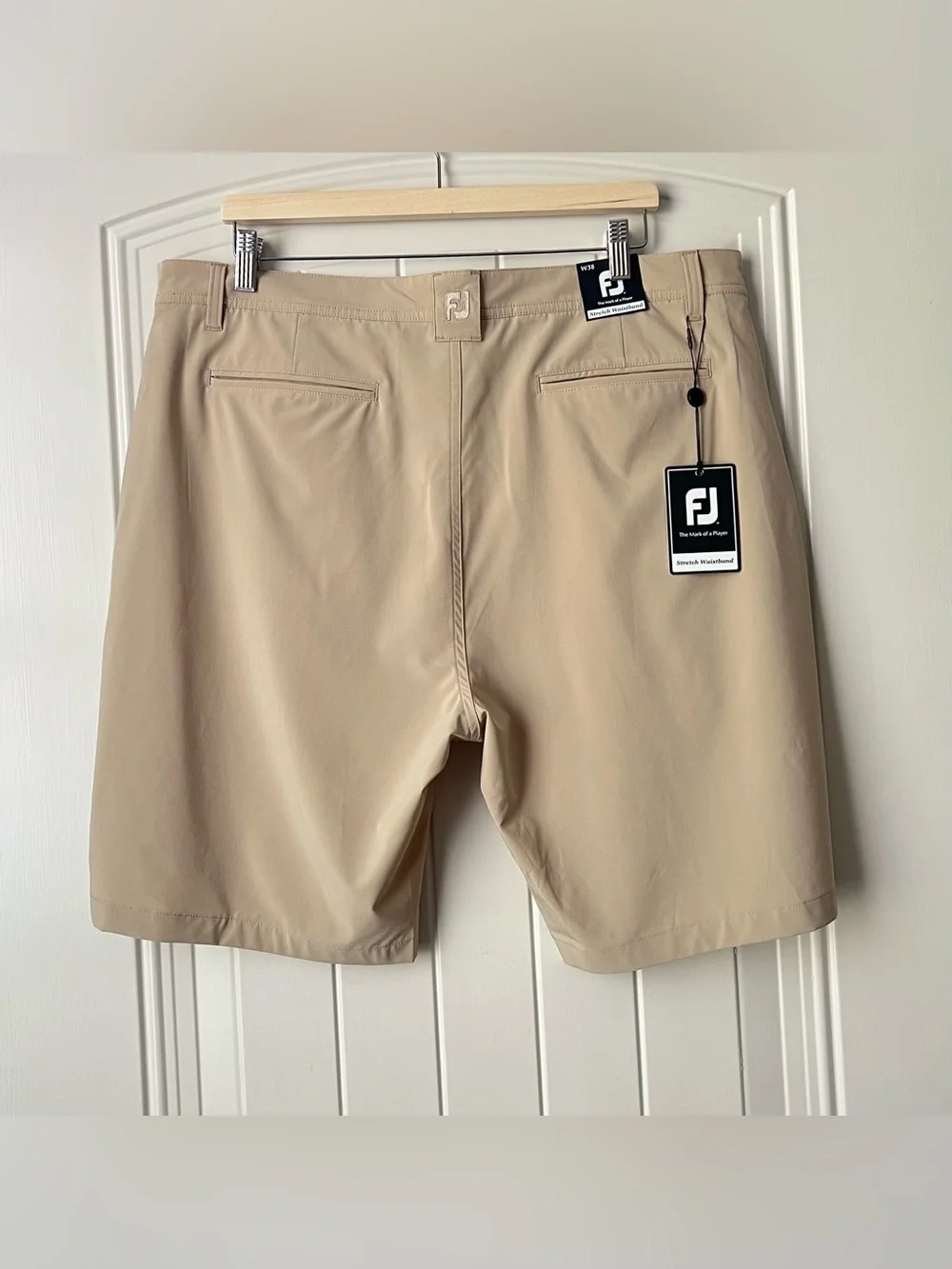 FootJoy Lightweight Golf Shorts NWT Men’s 38 Khaki 9” Inseam Performance Stretch - Picture 5 of 15